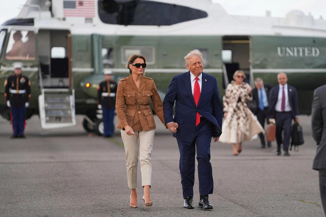 Trump'ın helikopterine lazer tutan adama şok