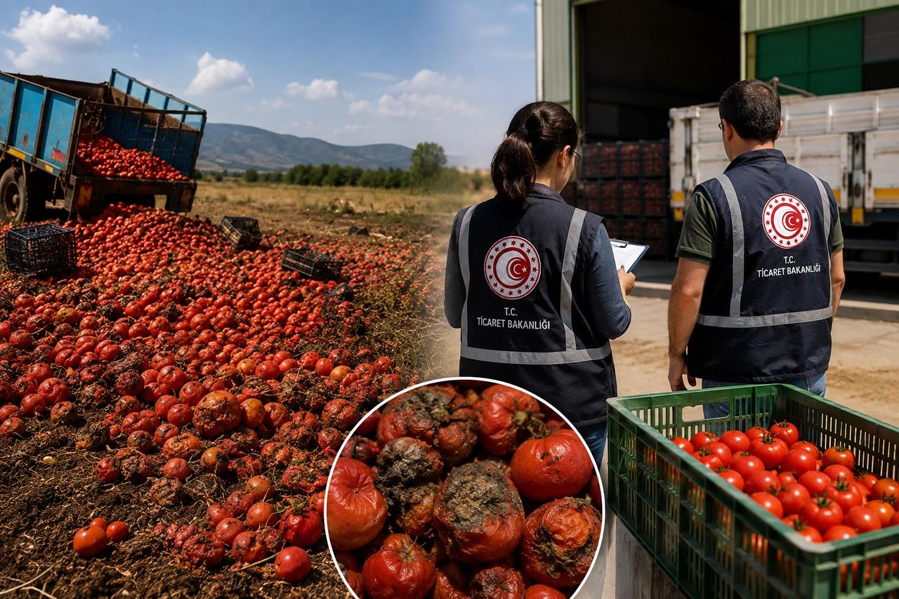 Meraya dökülen domateslerle ilgili Bakanlık gerçeği açıkladı