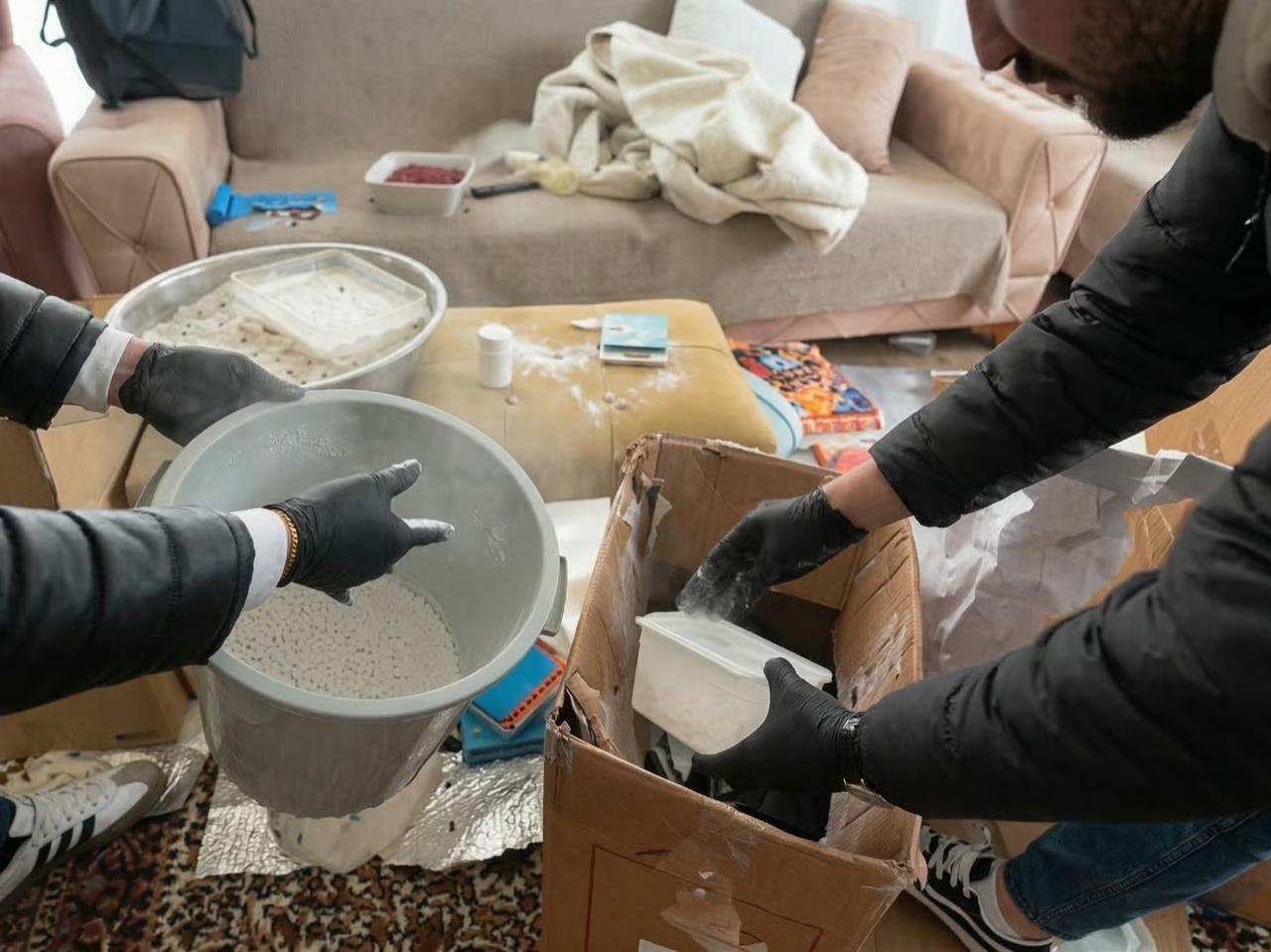 Milyonlarca hap piyasaya sürülmeden yakalandı