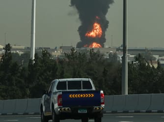 Iran Drone Strike Hits Dubai Airport, Flights Disrupted