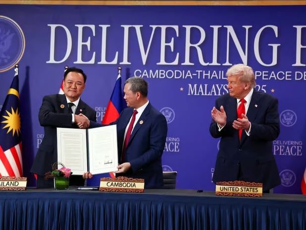 Trump'ın arabuluculuğunda Tayland ile Kamboçya arasında barış anlaşması