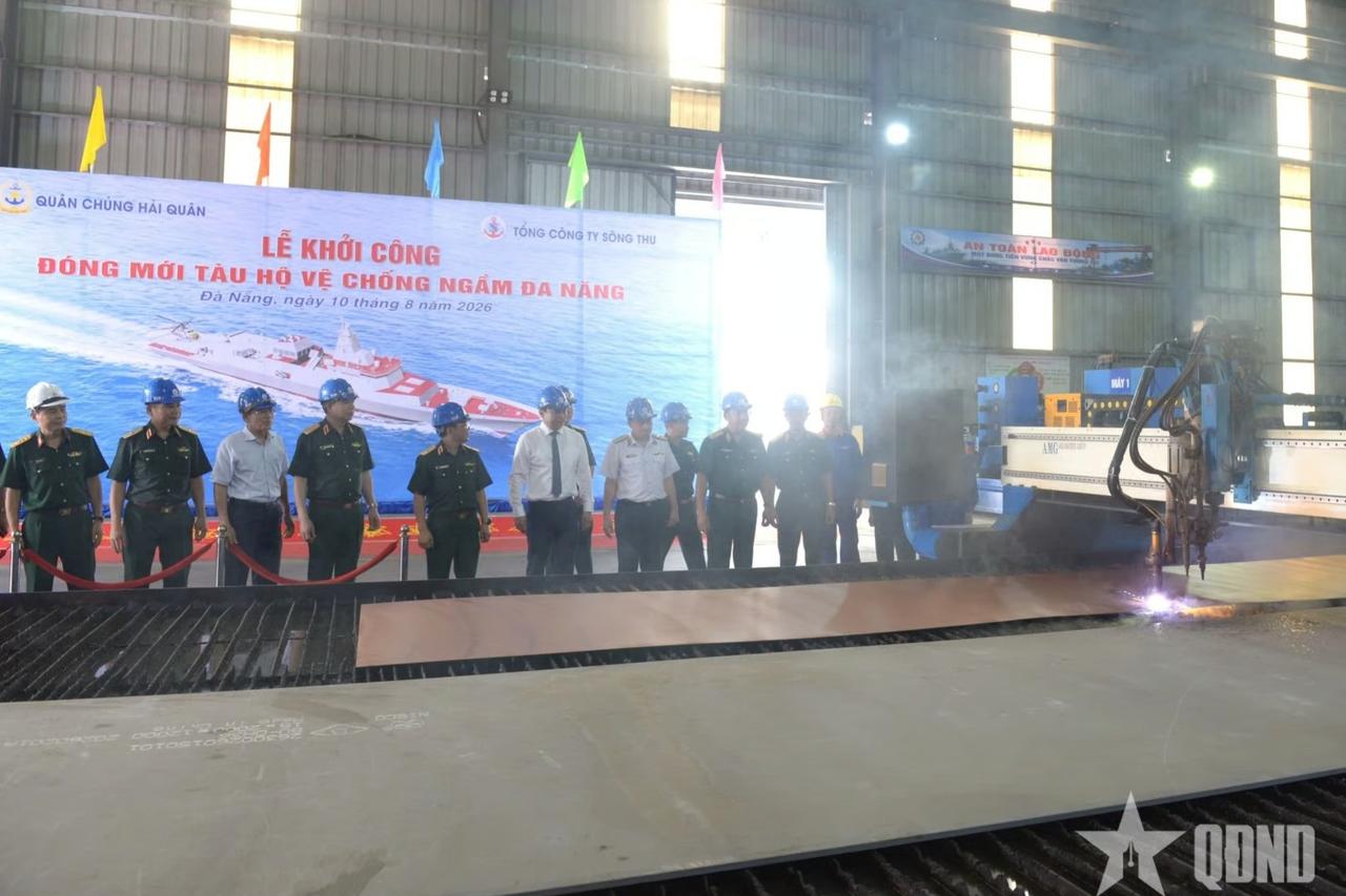 Vietnam, yerli denizaltı savunma fırkateyninin yapımına başladı