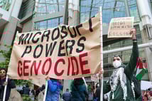 Microsoft çalışanlarından Gazze protestosu