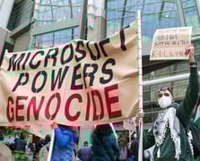 Microsoft çalışanlarından Gazze protestosu