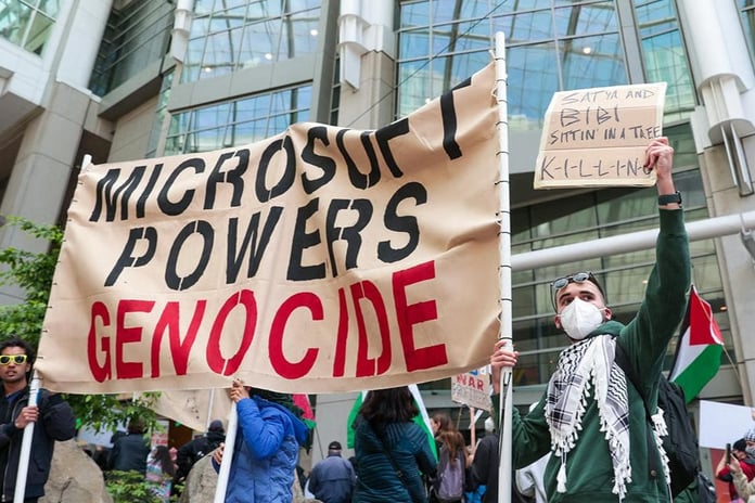 Microsoft çalışanlarından Gazze protestosu