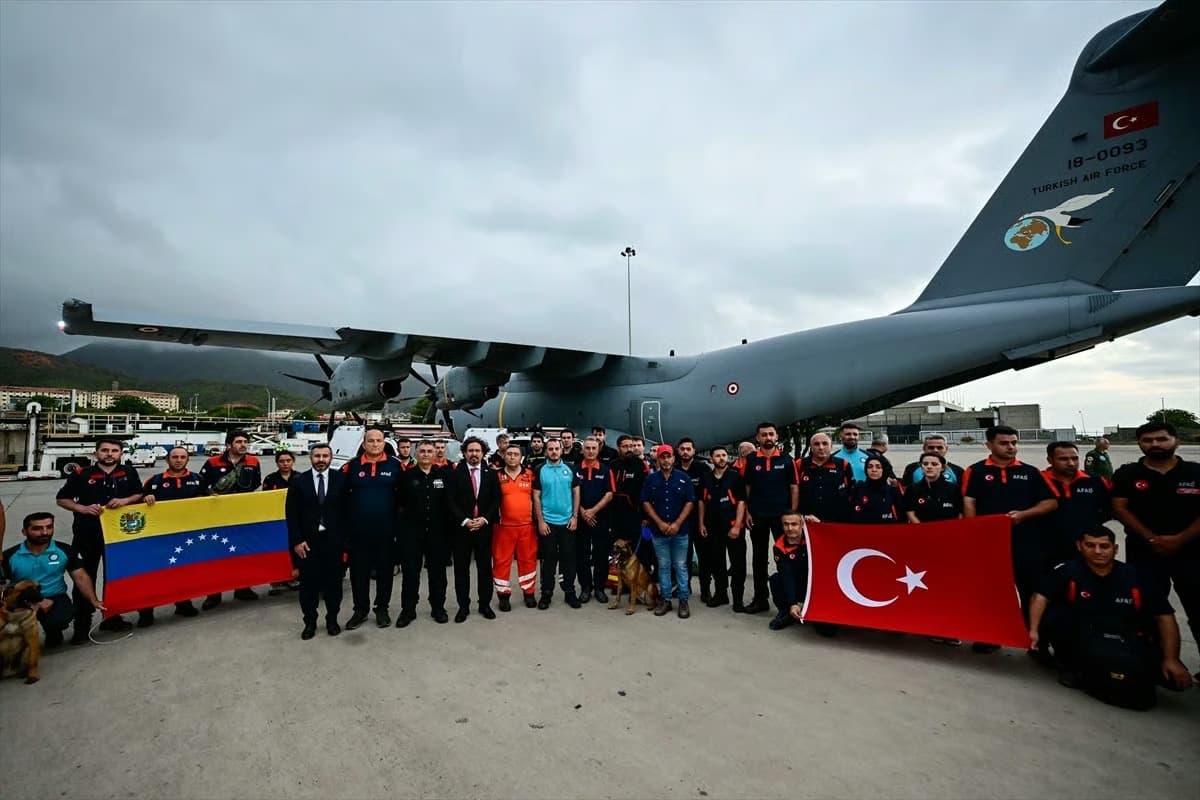 Türkiye’nin arama kurtarma ekipleri Venezuela'da