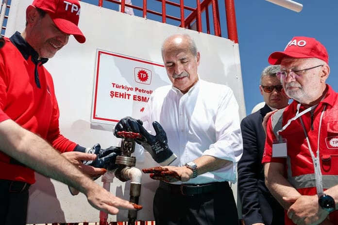 TBMM Başkanı Kurtulmuş, Gabar Dağı'ndaki petrol akışını izledi