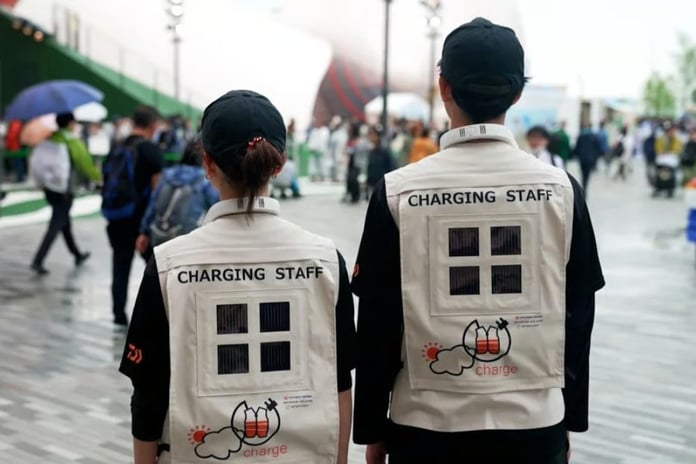 Japonya'da güneş enerjisiyle çalışan yelek üretildi