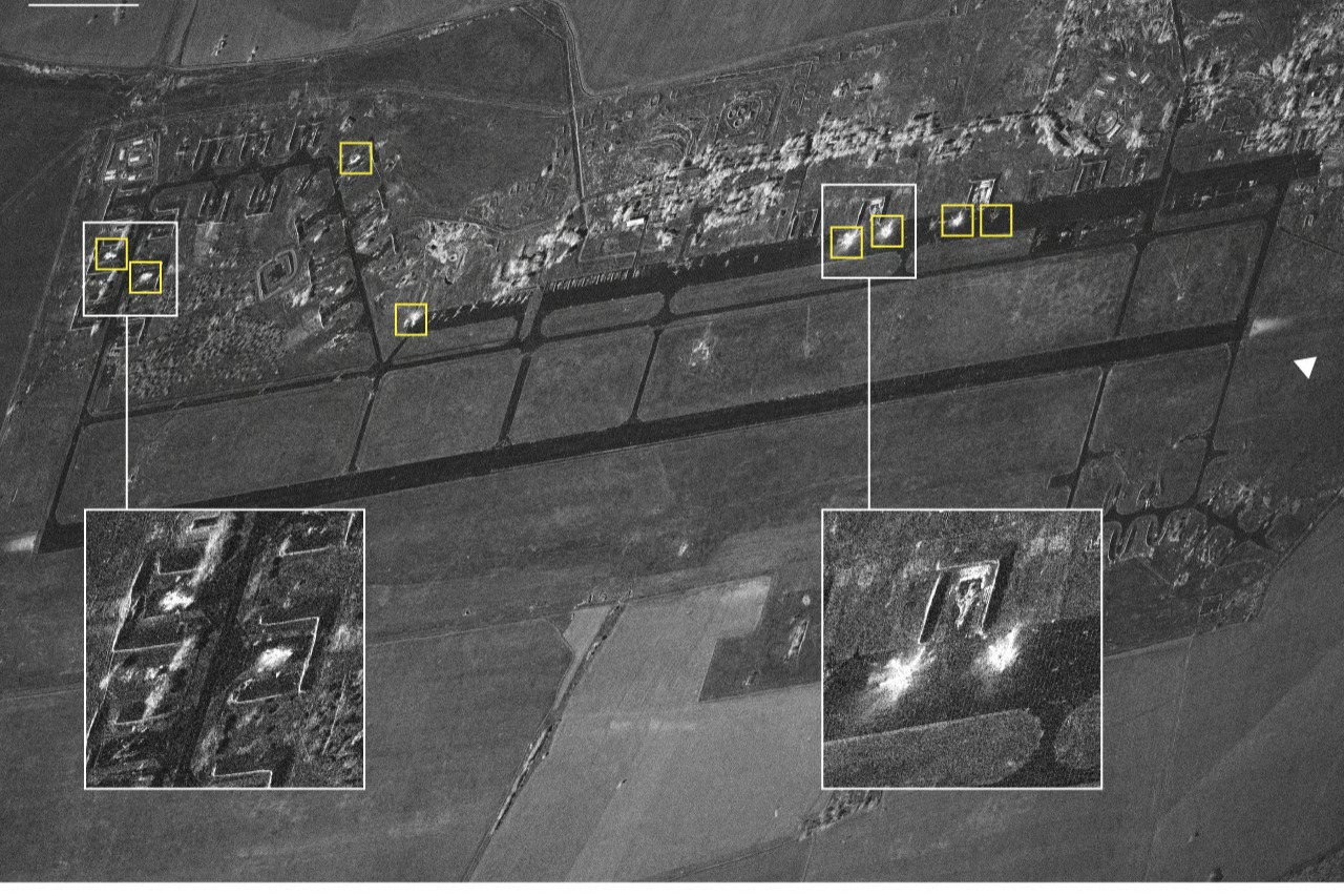 Ukraine Drone Strike Damages 13 Russian Warplanes