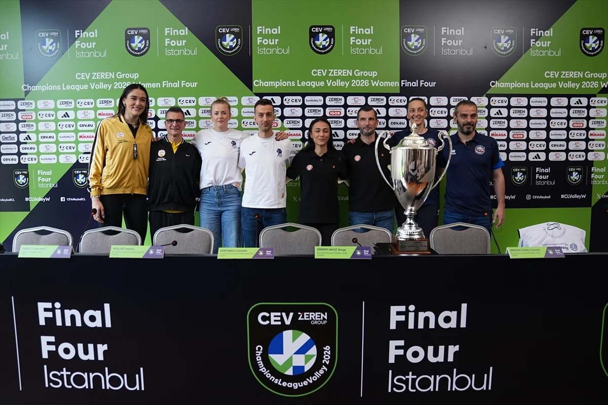 CEV Şampiyonlar Ligi'nde dörtlü final heyecanı İstanbul'da yaşanacak
