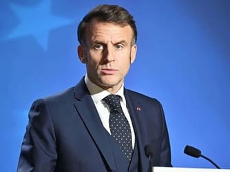 Macron Calls for Halt in Middle East Fighting for Talks