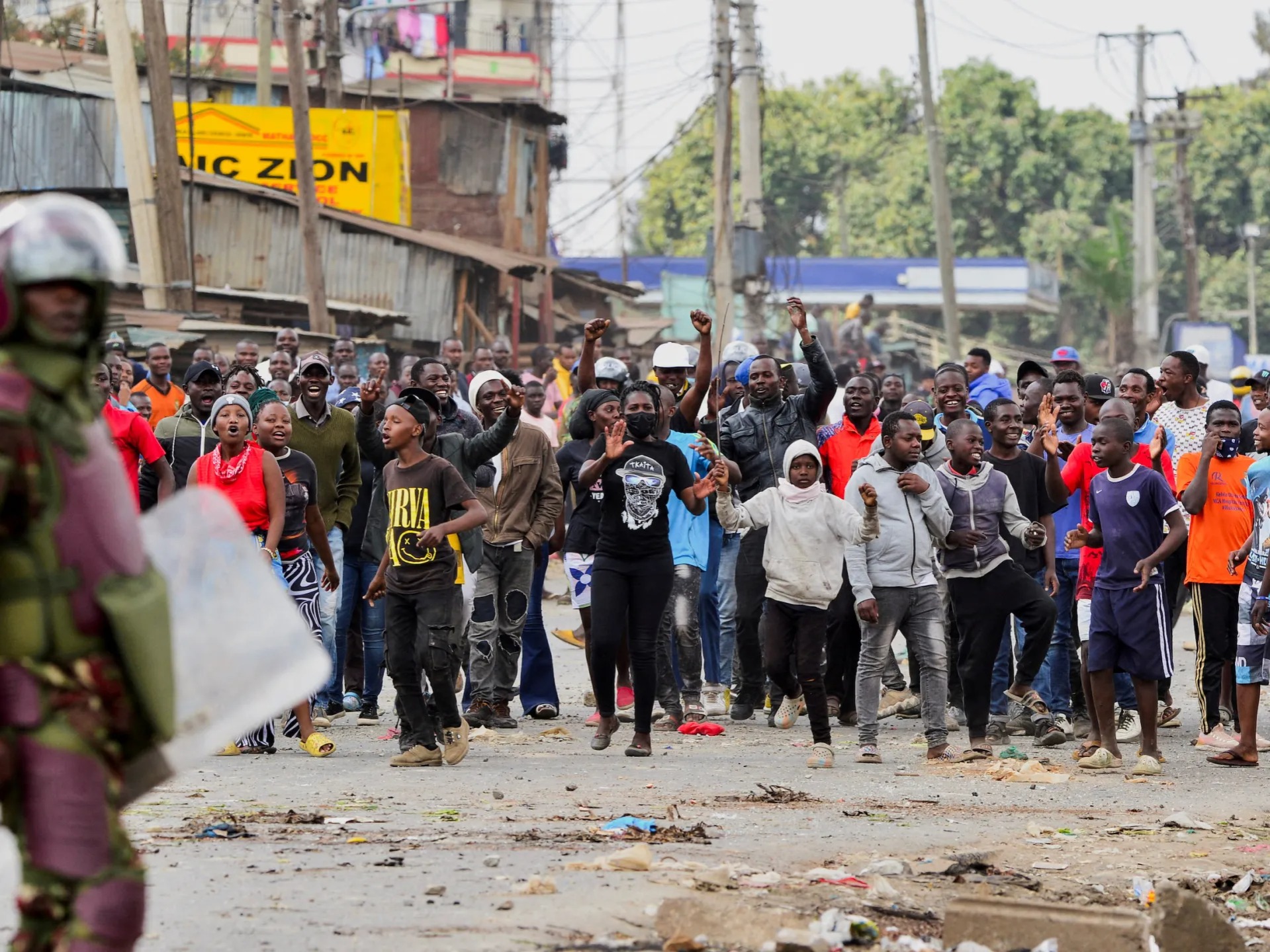 Nairobi On Lockdown As Kenyans Protest Against Ruto