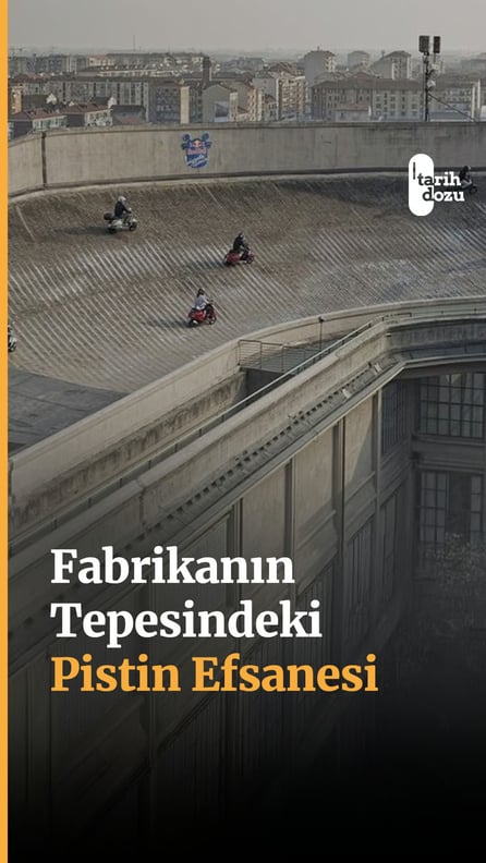 İtalya'da fabrikanın tepesindeki pistin hikayesi