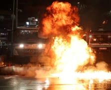 Arnavutluk'un başkenti Tiran'da hükümet karşıtı protesto