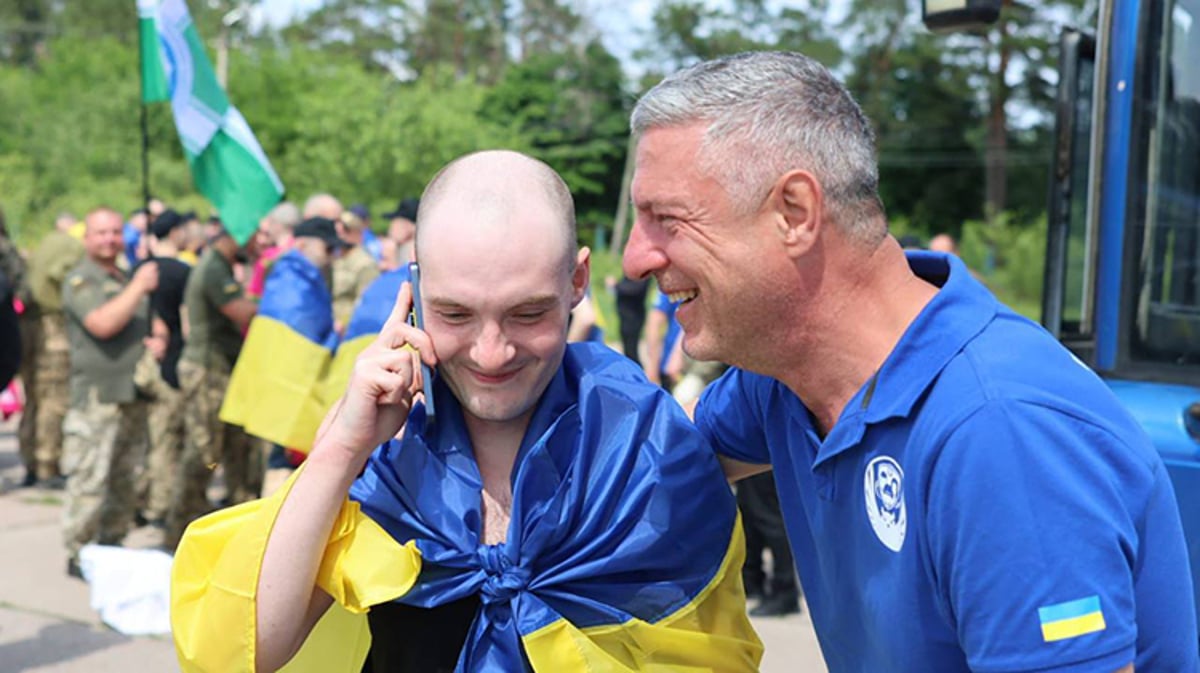 Rusya'nın elindeki Ukraynalı esirler Kiev yönetimine iade edildi - AA