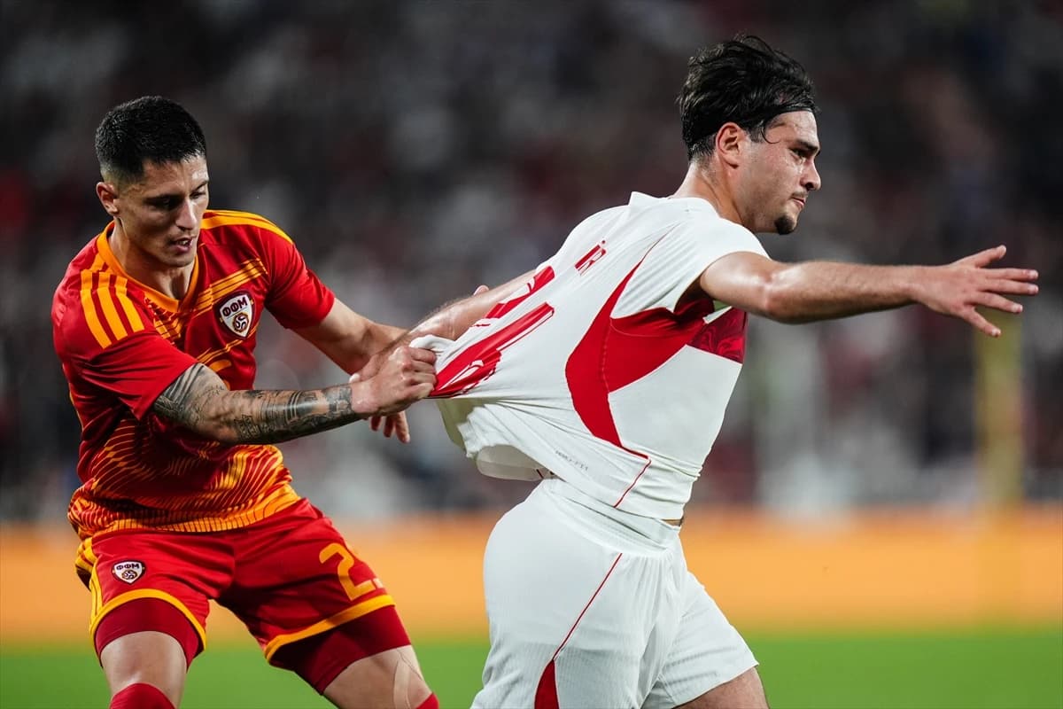 Bizim Çocuklar'dan gol şov! Kuzey Makedonya’yı 4-0 mağlup etti