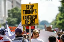 ABD'nin başkentinde Trump’a karşı kitlesel direniş