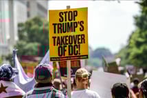 ABD'nin başkentinde Trump’a karşı kitlesel direniş