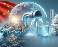 Çin deniz suyunu işleyerek bor ve tatlı su üreten yenilikçi bir sistem geliştirdi