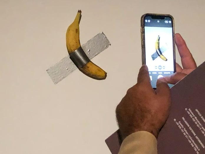 Cattelan'ın duvara bantlı muz eseri yine yendi: 6,2 milyon dolarlık eser gündemde