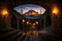 Ayasofya’nın altında 1600 yıllık tüneller ortaya çıkarıldı