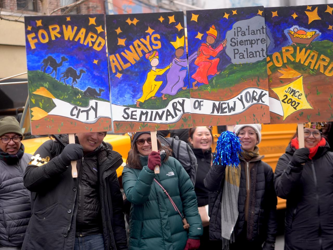 New York sokaklarında Epifani coşkusu