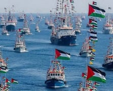 İsrail Gazze’ye giden Küresel Sumud Filosunu taciz etti