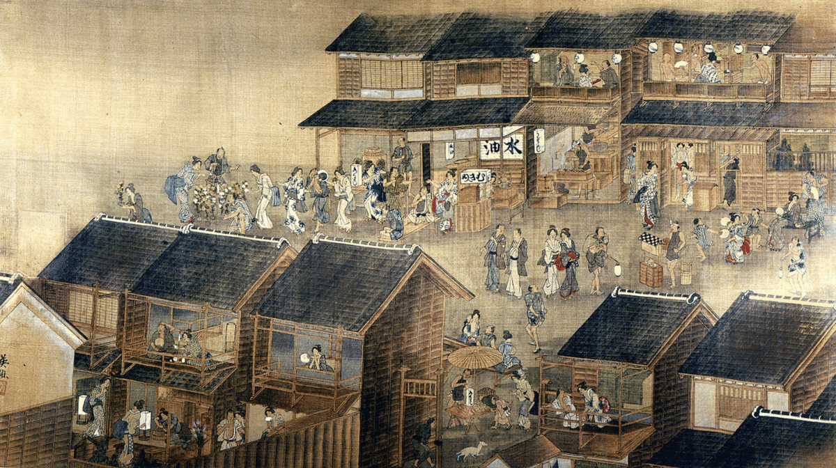 19. yüzyıl, Edo'nun gece atmosferi 