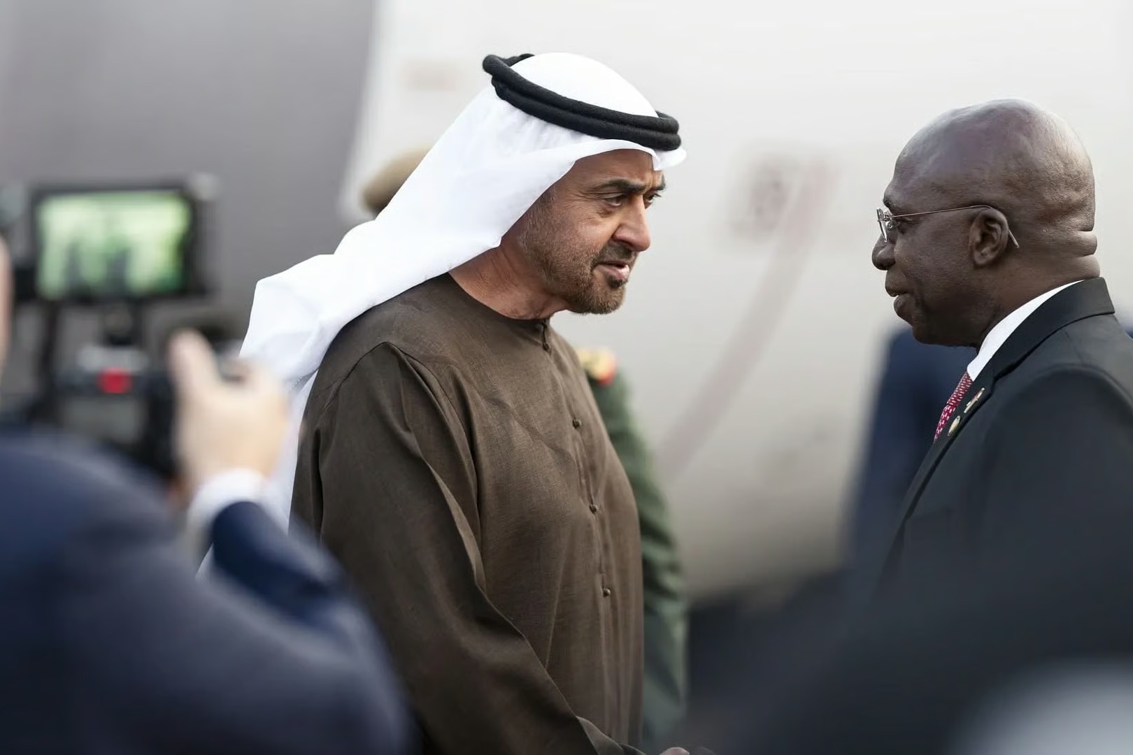 UAE President Arrives In Angola For State Visit