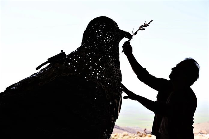 Sanayi atıkları sanat eserine dönüşüyor