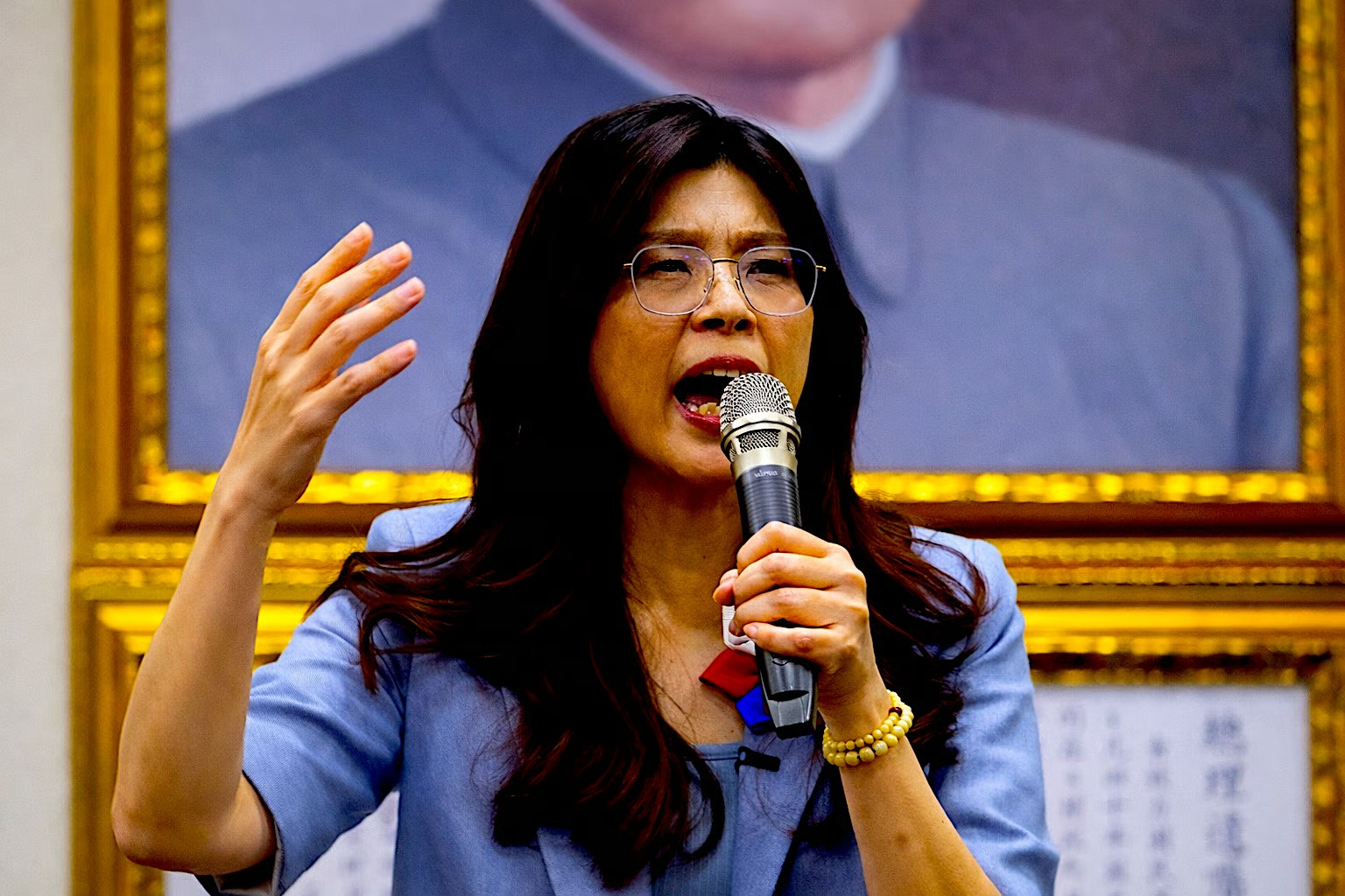 Taiwan Opposition Leader Visits China as Warships Close In