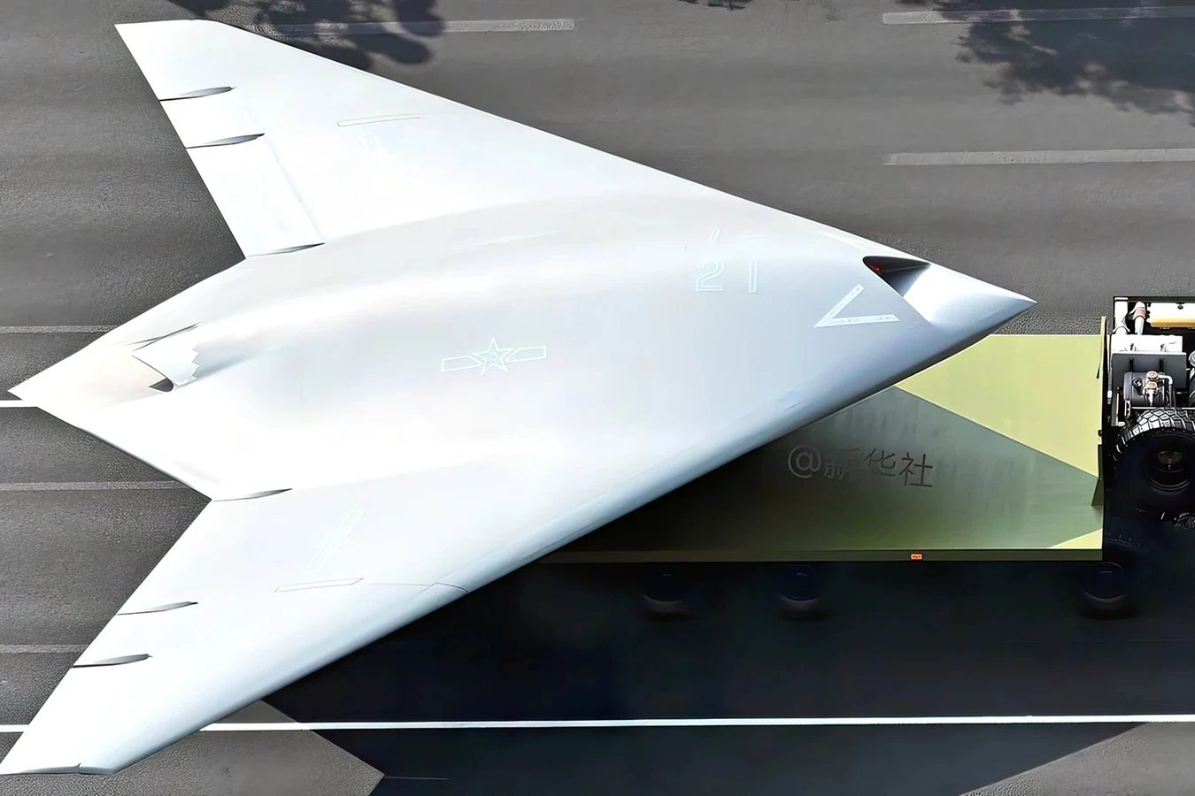 A GJ-21 drone on a truck during the Sept. 3, 2025 military parade in Beijing (file photo) - via Xinhua