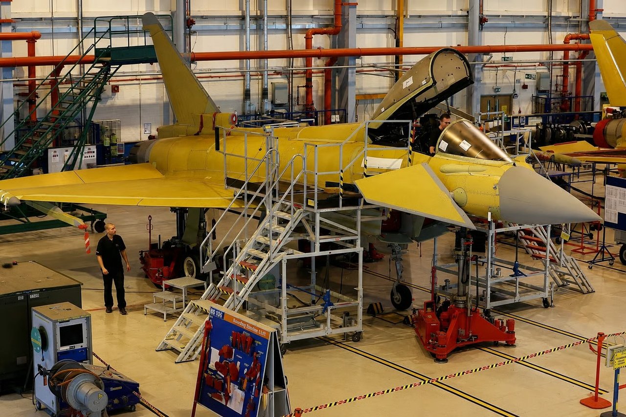 Türkiye'nin Eurofighter Typhoon üretimi başladı
