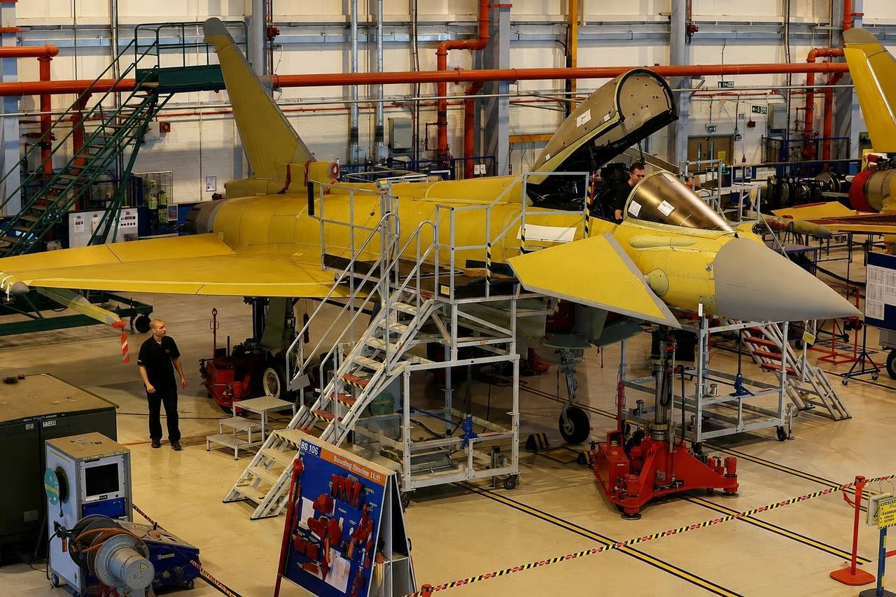 Türkiye'nin Eurofighter Typhoon üretimi başladı