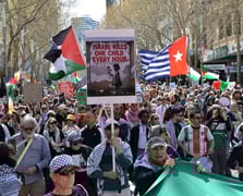 Avustralyalılar 100 hafta boyunca İsrail'i protesto etti