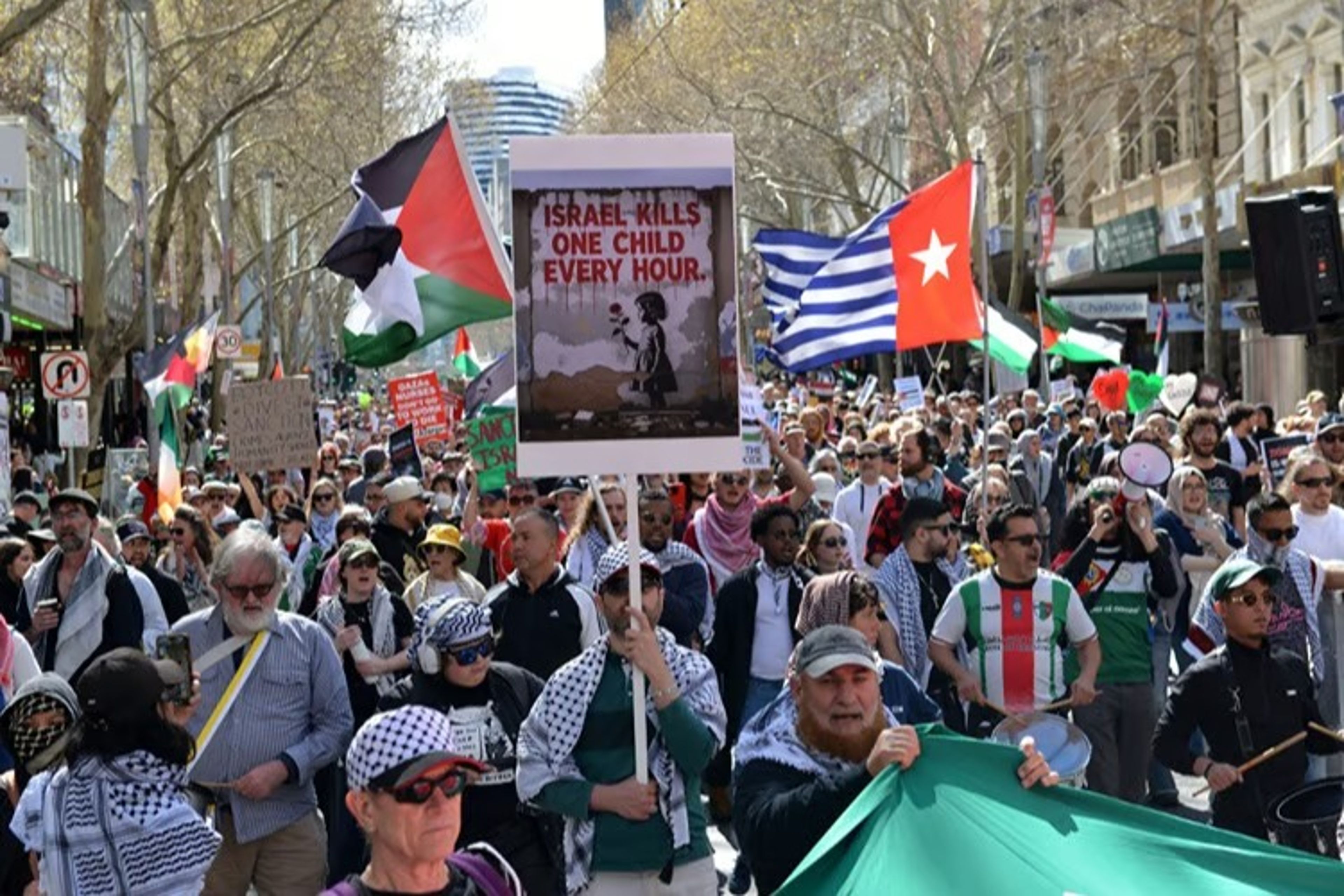 Avustralyalılar 100 hafta boyunca İsrail'i protesto etti