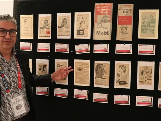 Reklam küpürlerinden sergi