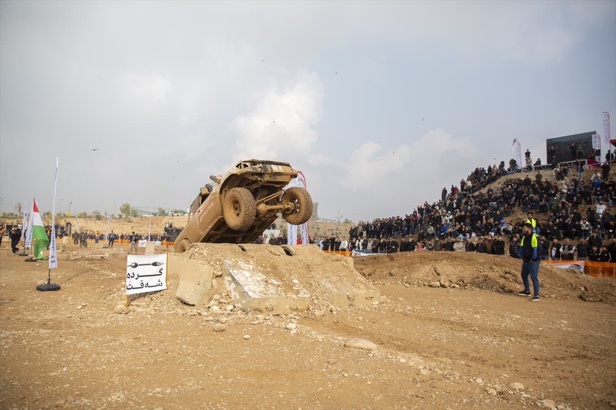 Irak'ta Off-Road rüzgarı: Makinanın doğayla savaşı renkli görüntülere sahne oldu