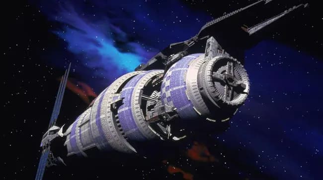Hayali Babylon 5 uzay istasyonu bir O'Neill silindirine dayanıyordu.