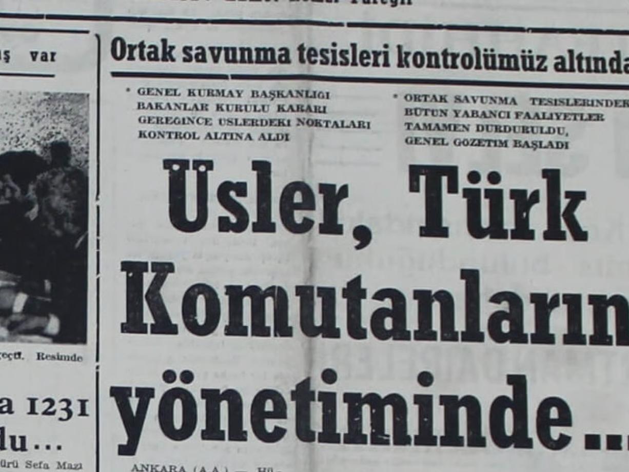 Türkiye'deki Amerikan üslerinin mülkiyeti Türkiye'ye geçti