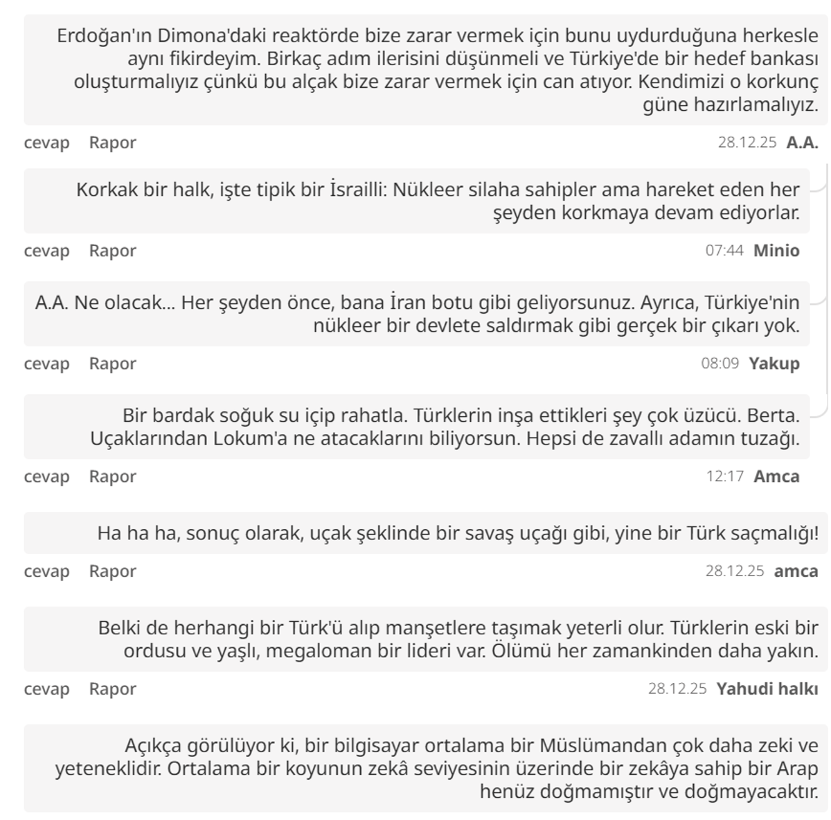 Kikar HaShabbat yorumları