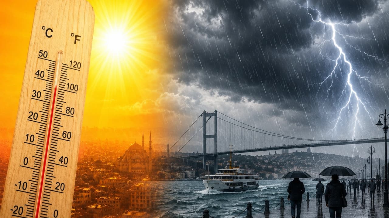 Meteoroloji tarih verdi! Sıcaklıklar 7 derece düşüyor, 4 günlük sağanak geliyor