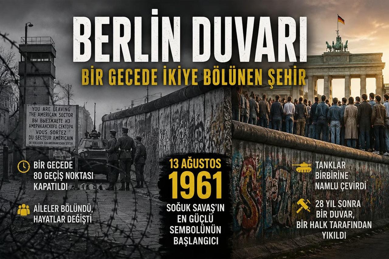  13 Ağustos 1961: Bir gecede şehri ikiye bölmek: Berlin Duvarı