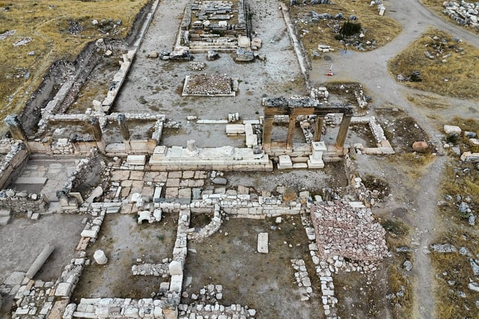 Uşak'taki Blaundos Antik Kenti'nde Bizans dönemine ait işlikler bulundu