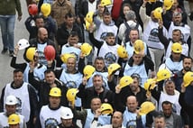 Başkentte 1 Mayıs böyle kutlandı! Doruk Madencilik işçileri de meydandaydı