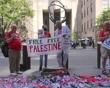 New York'ta Filistinli çocuklar için protesto gösterisi düzenlendi
