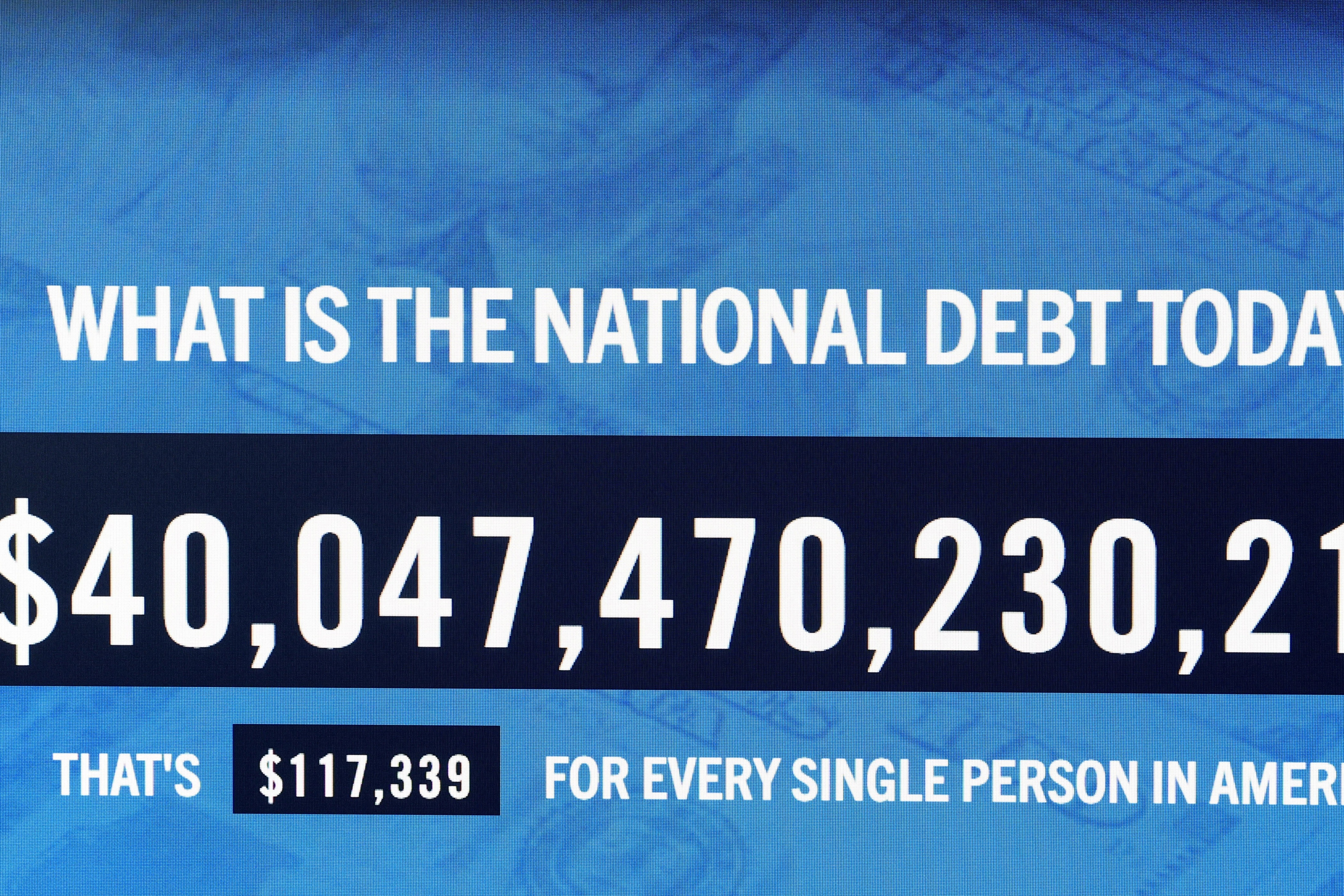 US Debt Crosses $40 Trillion Mark for the First Time
