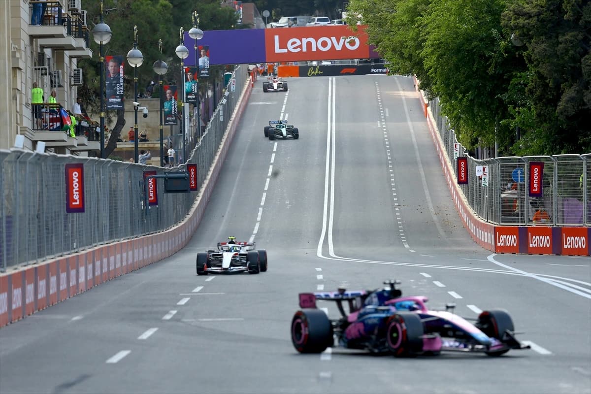 Formula 1 Azerbaycan Grand Prix'sinden unutulmaz kareler