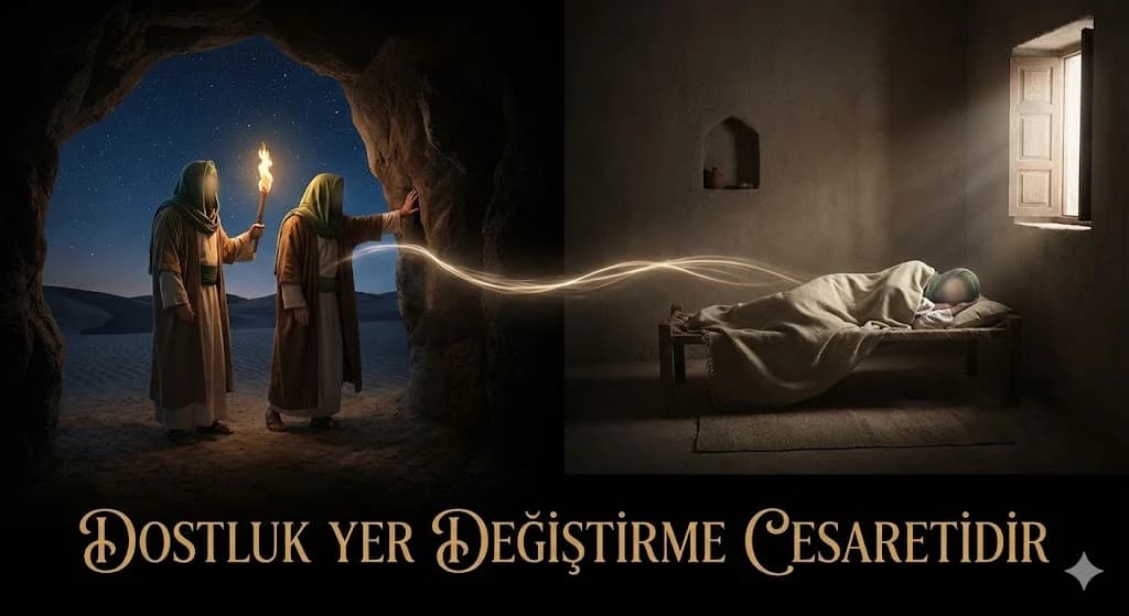 Dostluk yer değiştirme cesaretidir