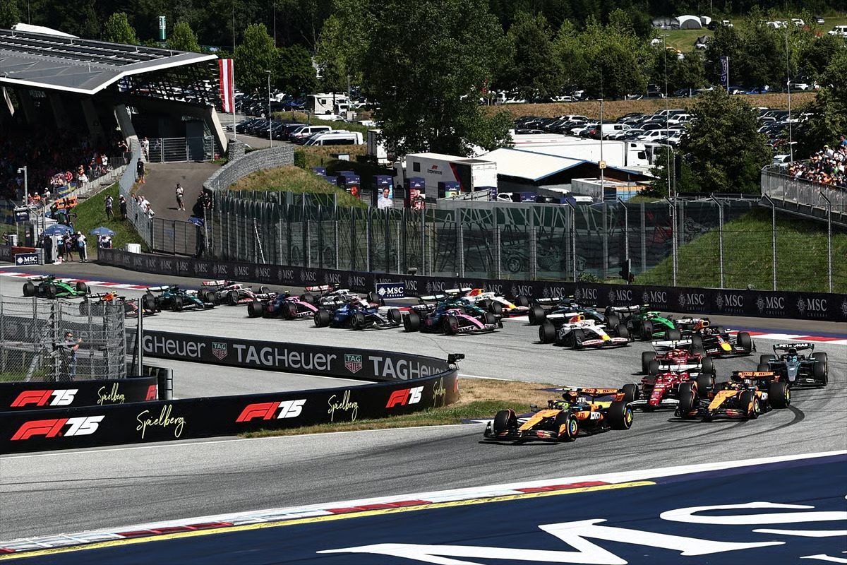 Norris kazandı, Verstappen elendi:Avusturya GP'de yaşananlar